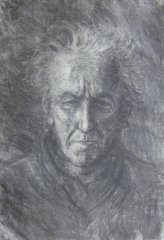 Portrét IV (kresba uhlem, 2005)
